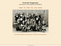 ensemble-roggenstein.de Webseite Vorschau