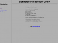 e-bechem.de Webseite Vorschau