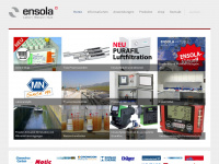 ensola.com Webseite Vorschau