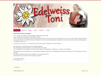 edelweiss-toni.de Webseite Vorschau