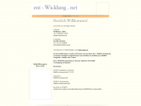 ent-wicklung.net Webseite Vorschau