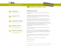 e-box-gmbh.de Webseite Vorschau