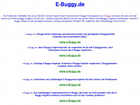 e-buggy.de Webseite Vorschau