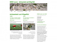 mbsr-luzern.ch Webseite Vorschau