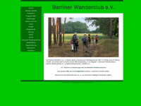 berliner-wanderclub.de Webseite Vorschau