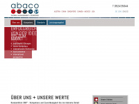 abaco.at Webseite Vorschau