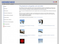 henschke-geraetebau.de Webseite Vorschau
