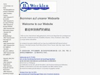 firma-weckler.de Webseite Vorschau
