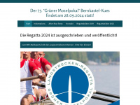 regatta-gruener-moselpokal.de Webseite Vorschau