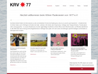 krv77.de Webseite Vorschau