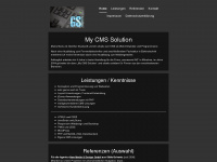 mycmssolution.de Webseite Vorschau