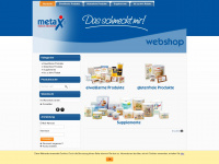 metax-shop.org Webseite Vorschau