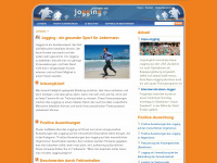 jogging.leitfaden.net Webseite Vorschau