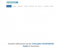 orthopaedie-feuerabend.de Webseite Vorschau