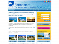 formentera.co.uk Webseite Vorschau
