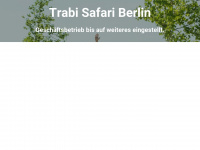 trabisafari.de Webseite Vorschau
