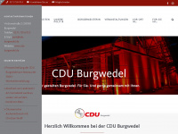 cdu-burgwedel.de Webseite Vorschau