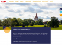 cdu-isernhagen.de Webseite Vorschau