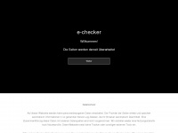 e-checker.de Webseite Vorschau