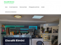 eiscafe-rimini.de Webseite Vorschau