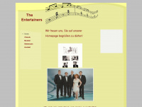 entertainers-tanz-showband.de Webseite Vorschau