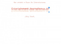 entertainment-journalismus.de Webseite Vorschau