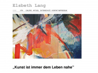 elsbeth-lang.de Webseite Vorschau