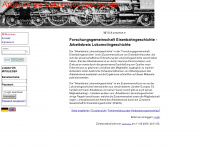 eisenbahngeschichte.org Webseite Vorschau