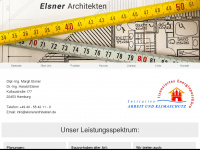 elsner-architekten.de Webseite Vorschau
