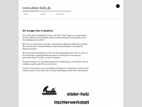 elster-holz.de Webseite Vorschau