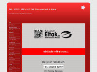 eltak.de Webseite Vorschau