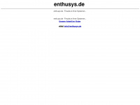 enthusys.de Webseite Vorschau