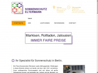 eltermann-sonnenschutz.de Webseite Vorschau