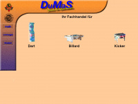 dumas-automaten.de Webseite Vorschau
