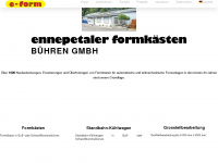 e-form.eu Webseite Vorschau