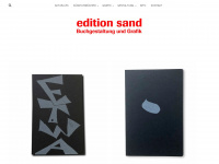 edition-sand.com Webseite Vorschau