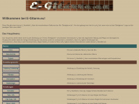 e-gitarre.eu Webseite Vorschau