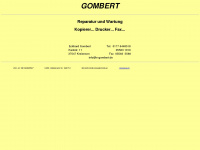 e-gombert.de Webseite Vorschau