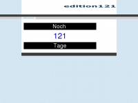 edition121.de Webseite Vorschau