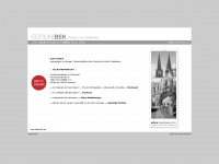 editionbek.de Webseite Vorschau