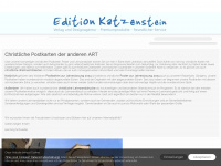 editionkatzenstein.de Webseite Vorschau