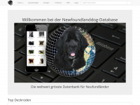 newfoundlanddog-database.net Webseite Vorschau