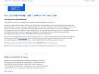 tomesa.de Webseite Vorschau