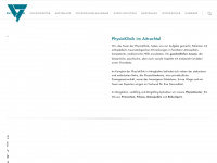 physioklinik.de Webseite Vorschau