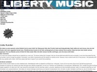 liberty-music.de Webseite Vorschau