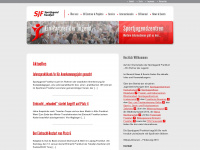 sjf-sportjugend.com Webseite Vorschau
