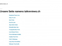 talkreviews.ch Webseite Vorschau