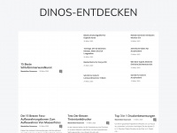 dinos-entdecken.de Webseite Vorschau