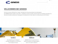 genesis-europe.com Webseite Vorschau