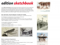 editionsketchbook.de Webseite Vorschau